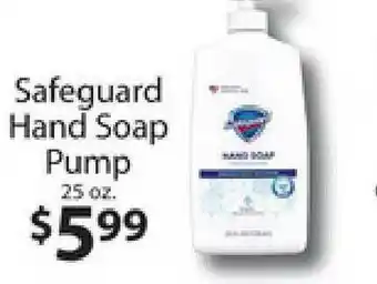 Safeguard Hand Soap Pump