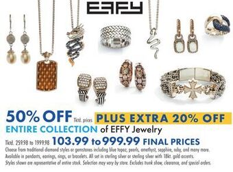 Boscov's Effy jewelry offer