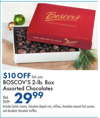 Boscov's Boscov's 2-lb. box assorted chocolates offer