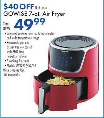Boscov's Gowise 7-qt. air fryer offer