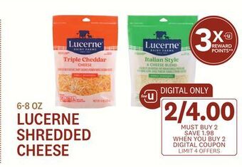 Balducci's Lucerne shredded cheese offer