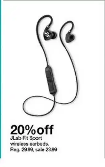 Target Jlab Fit Sport Wireless Earbuds offer
