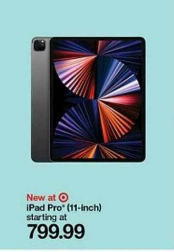 Target Ipad Pro (11-inch) offer