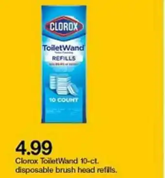 Target Clorox Toiletwand 10-ct. Disposable Brush Head Refills offer