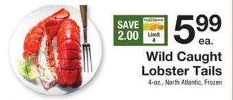 Wild caught lobster tails