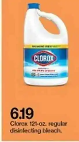 Target Clorox 121-oz. Regular Disinfecting Bleach offer