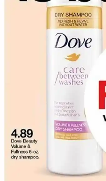 Target Dove Beauty Volume & Fullness 5-oz. Dry Shampoo offer