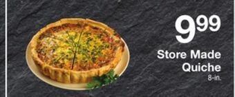 The Fresh Grocer Store made quiche offer