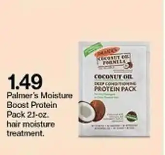 Target Palmer's Moisture Boost Protein Pack 21-oz. Hair Moisture Treatment offer