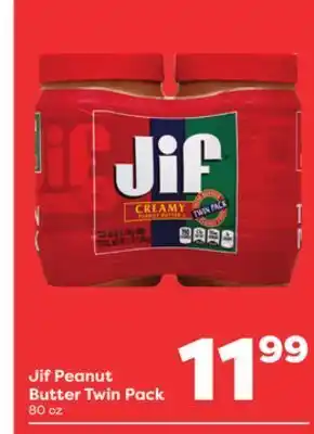 Weis Markets Jif peanut butter twin pack offer