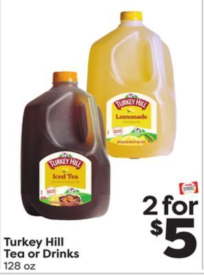 Weis Markets Turkey hill tea or drinks offer