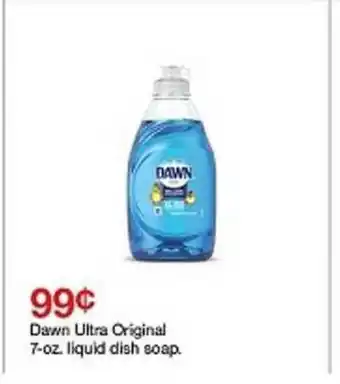 Target Dawn Ultra Original 7-oz. Liquid Dish Soap offer