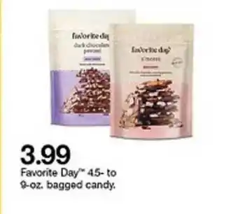 Target Facorite Day 45- To 9-oz. Bagged Candy offer