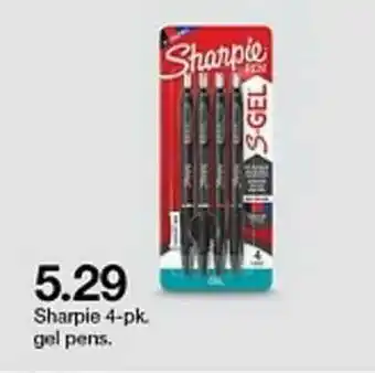 Target Sharpie 4-pk Gel Pens offer