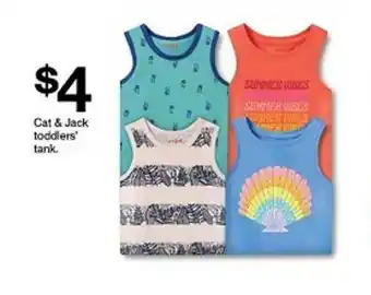 Target Cat & Jack Toddlers' Tank offer