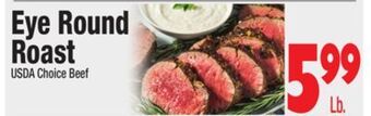 King Kullen Eye round roast offer