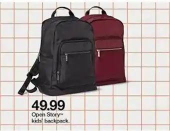 Target Open Story Kids Backpack offer