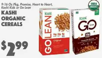 The Food Emporium Kashi Organic Cereals offer