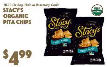 The Food Emporium Stacy's Organic Pita Chips offer
