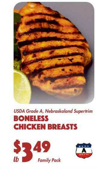 The Food Emporium Boneless Chicken Breasts offer