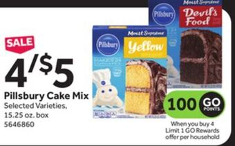 Stop&Shop Pillsbury cake mix offer