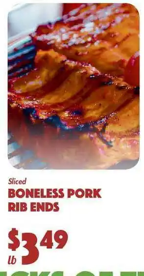 The Food Emporium Boneless Pork Rib Ends offer
