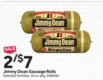 Stop&Shop Jimmy dean sausage rolls offer