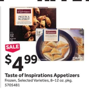 Stop&Shop Taste of inspirations appetizers offer