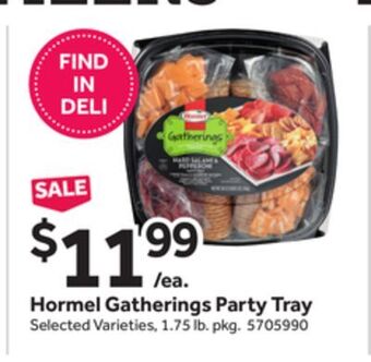 Stop&Shop Hormel gatherings party tray offer