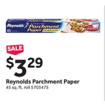 Stop&Shop Reynolds parchment paper offer