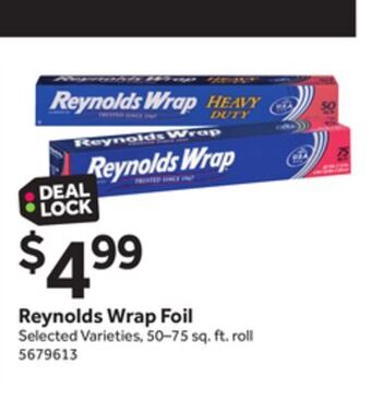 Stop&Shop Reynolds wrap foil offer