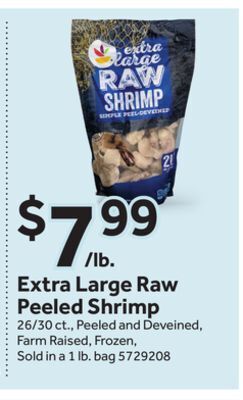 Stop&Shop Extra large raw peeled shrimp offer