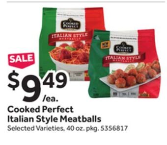 Stop&Shop Cooked perfect italian style meatballs offer