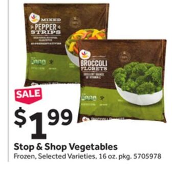 Stop&Shop Stop & shop vegetables offer