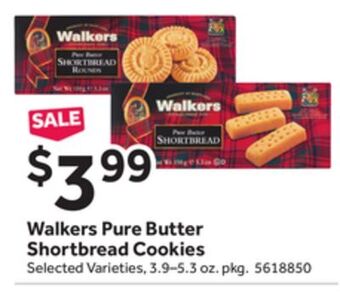 Stop&Shop Walkers pure butter shortbread cookies offer