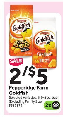 Stop&Shop Pepperidge farm goldfish offer