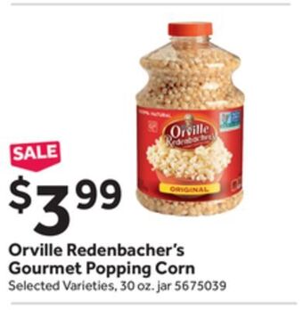 Stop&Shop Orville redenbacher's gourmet popping corn offer