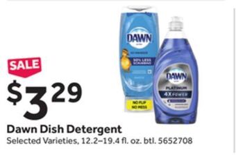 Stop&Shop Dawn dish detergent offer