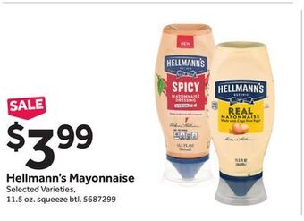 Stop&Shop Hellmann's mayonnaise offer