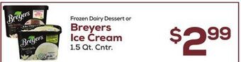 DeCicco & Sons Breyers ice cream offer
