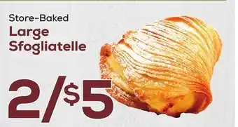 DeCicco & Sons Large sfogliatelle offer