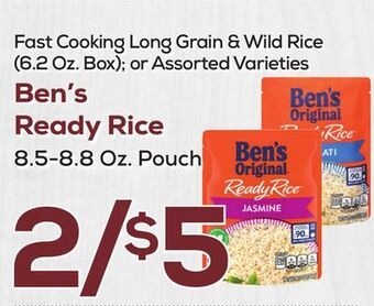 DeCicco & Sons Ben's ready rice 8.5-8.8 oz. pouch offer