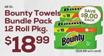 DeCicco & Sons Bounty towels bundle pack offer