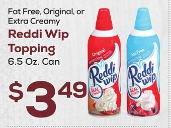 DeCicco & Sons Reddi wip topping offer