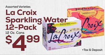 DeCicco & Sons La croix sparkling water 12-pack offer