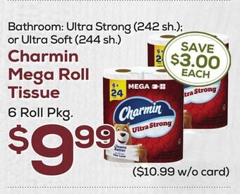 DeCicco & Sons Charmin mega roll tissue offer