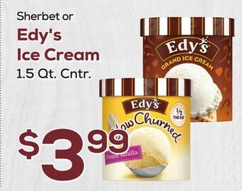 DeCicco & Sons Edy's ice cream offer
