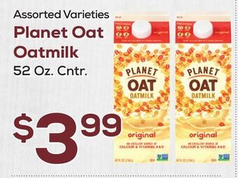 DeCicco & Sons Planet oat oatmilk offer