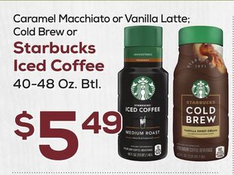 DeCicco & Sons Starbucks iced coffee offer