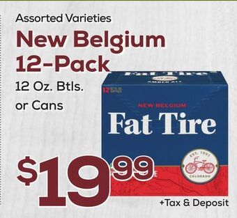 DeCicco & Sons New belgium 12-pack offer